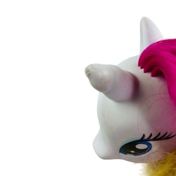 Lot 3 My Little Pony G4 Brushable White Unicorn Pink  Horse Blue Horse Wings - Picture 5 of 5